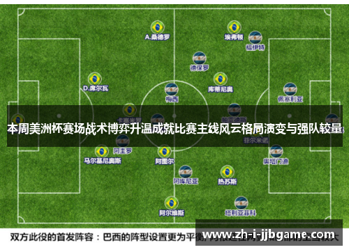 本周美洲杯赛场战术博弈升温成就比赛主线风云格局演变与强队较量