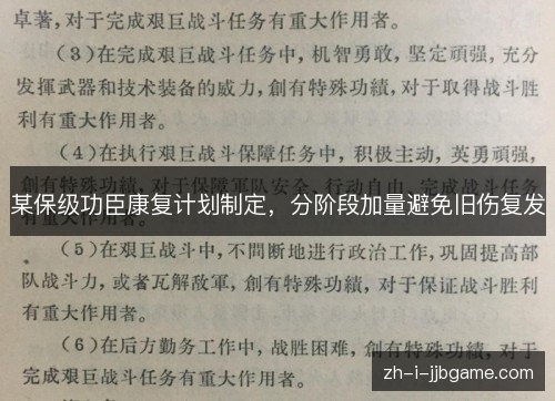 某保级功臣康复计划制定,分阶段加量避免旧伤复发 某保级功臣康复计划制定,分阶段加量避免旧伤复发